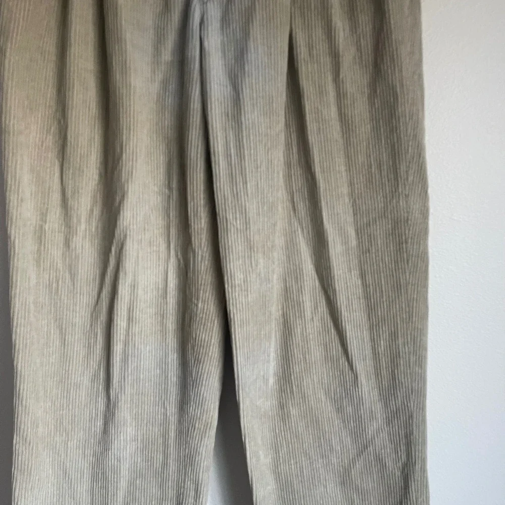 Burberry Beige‎ Corduroy Cotton Trouser Pants Size